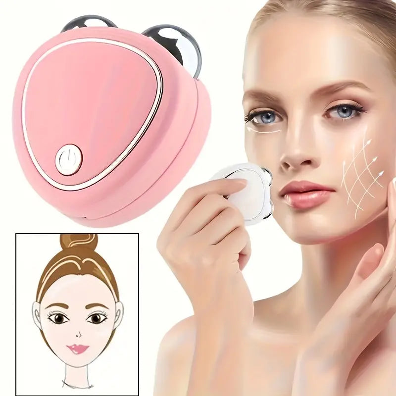 Masajeador Facial Eléctrico con Microcorriente + 🎁 GRATIS  Ebook de masajes faciles GRATIS🎁